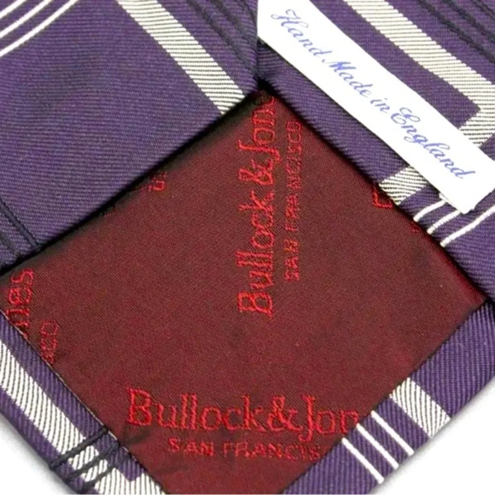 Drakes Silk Tie Hand Made for Bullock & Jones - NWT